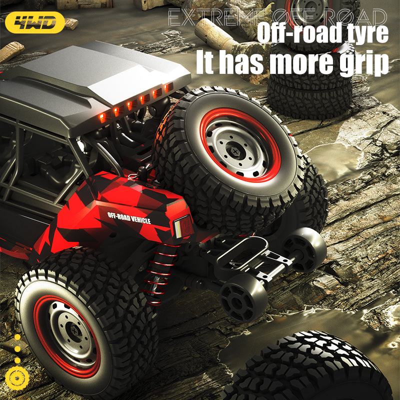 Adventurer: Extreme Off-Road RC Car: 38 KM/H Speed, Durability, and Optional Add-On Battery Adventurer: Extreme Off-Road RC Car: 38 KM/H Speed, Durability, and Optional Add-On Battery